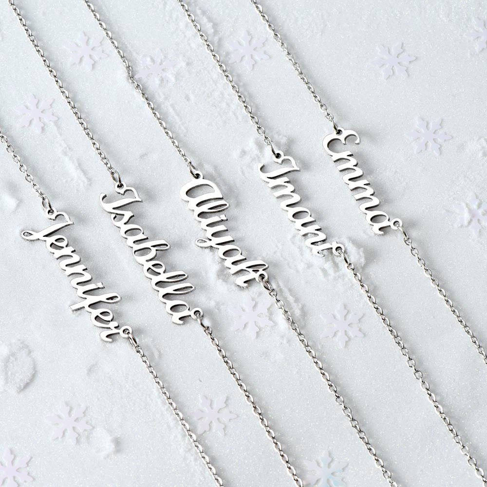 Personalized Script Name Necklace – Custom Name Jewelry Gift for Wife, Girlfriend or Her