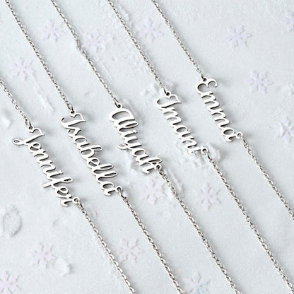 Personalized Script Name Necklace – Custom Name Jewelry Gift for Wife, Girlfriend or Her