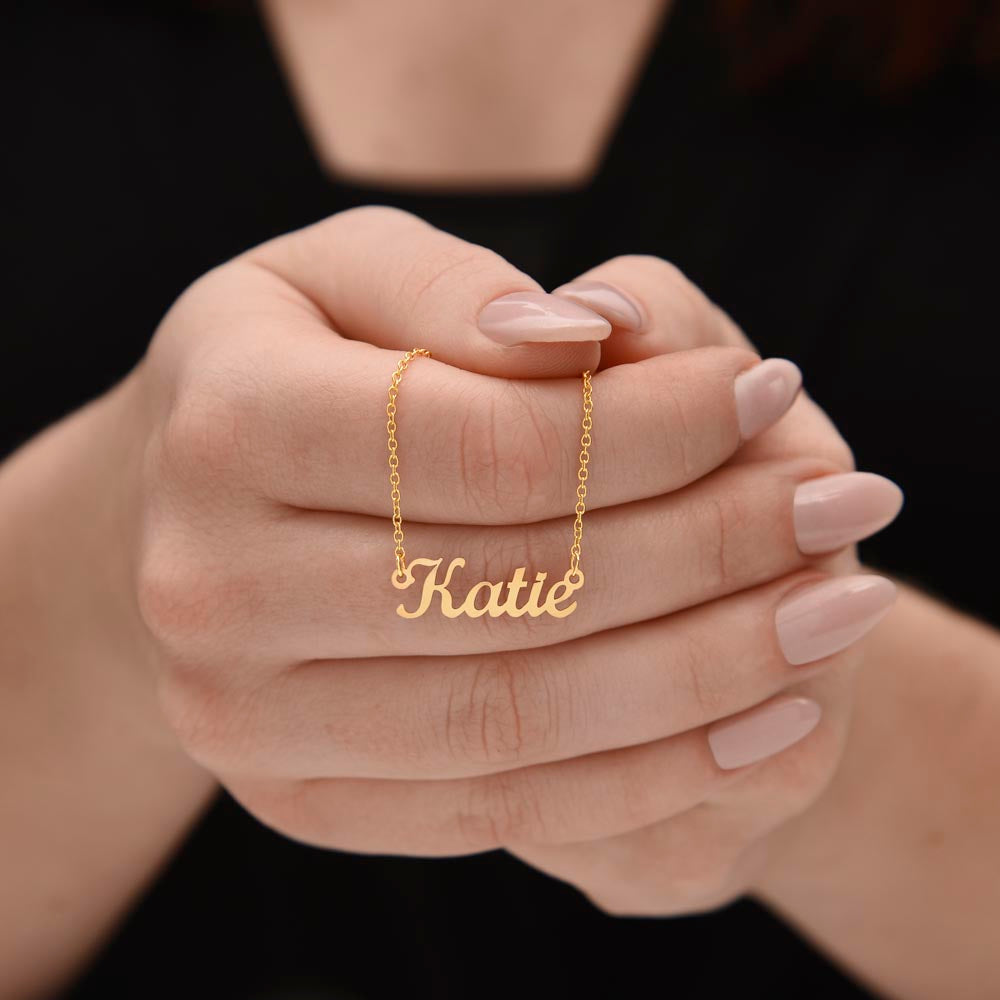 Personalized Script Name Necklace – Custom Name Jewelry Gift for Wife, Girlfriend or Her