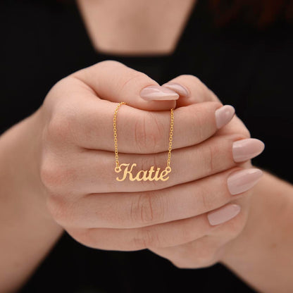 Personalized Script Name Necklace – Custom Name Jewelry Gift for Wife, Girlfriend or Her