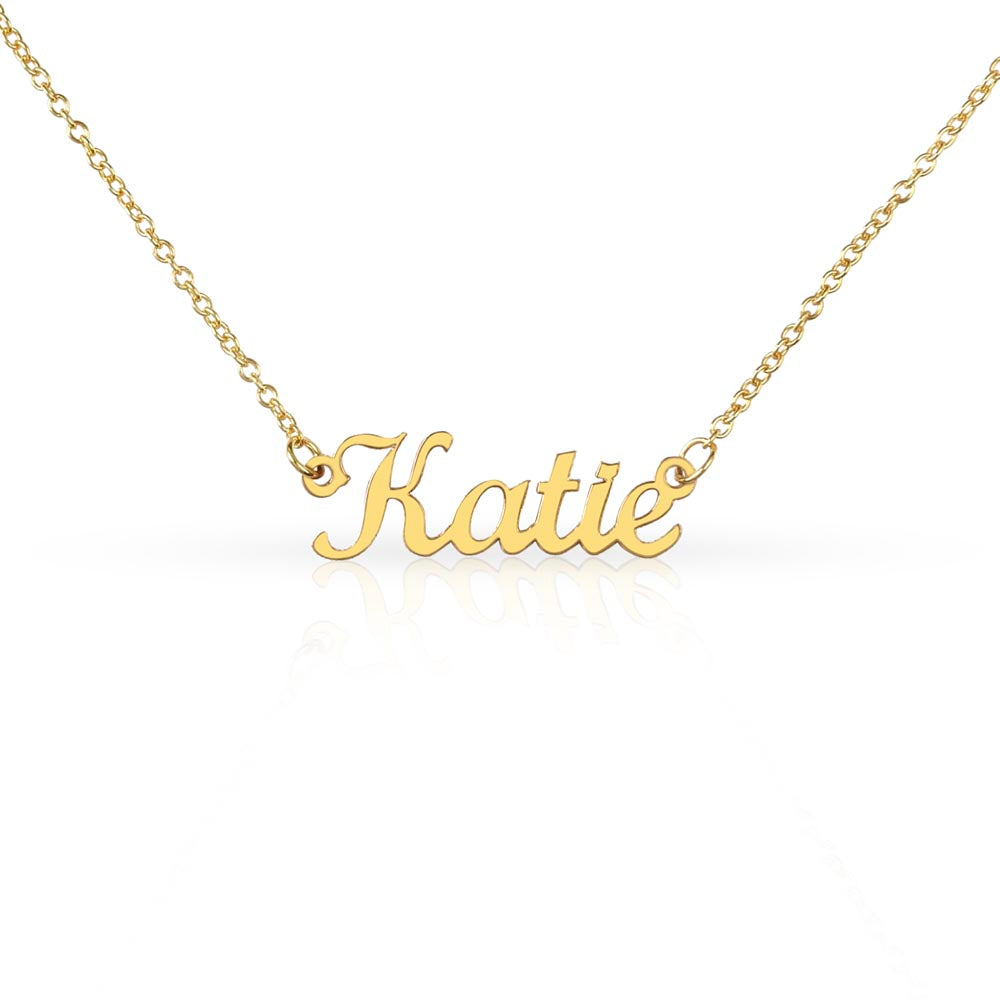 Personalized Script Name Necklace – Custom Name Jewelry Gift for Wife, Girlfriend or Her