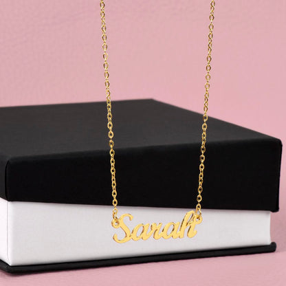 Personalized Script Name Necklace – Custom Name Jewelry Gift for Wife, Girlfriend or Her