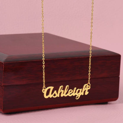 Personalized Script Name Necklace – Custom Name Jewelry Gift for Wife, Girlfriend or Her