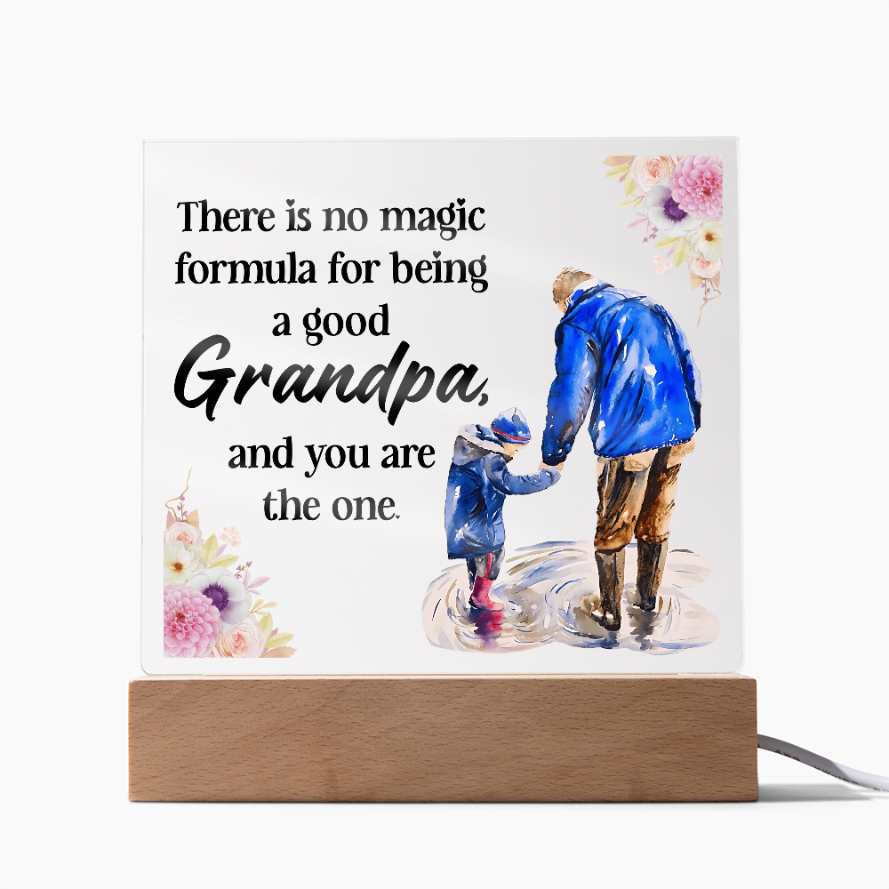 Acrylic Square Design_Grandpa - GLiMOT