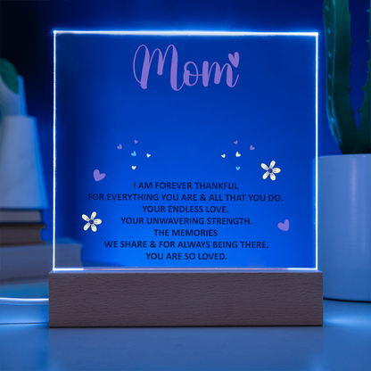 Mum's Keepsake Acrylic Plaque Bundle - A Timeless Expression of Love - GLiMOT