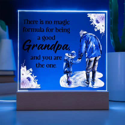 Acrylic Square Design_Grandpa - GLiMOT
