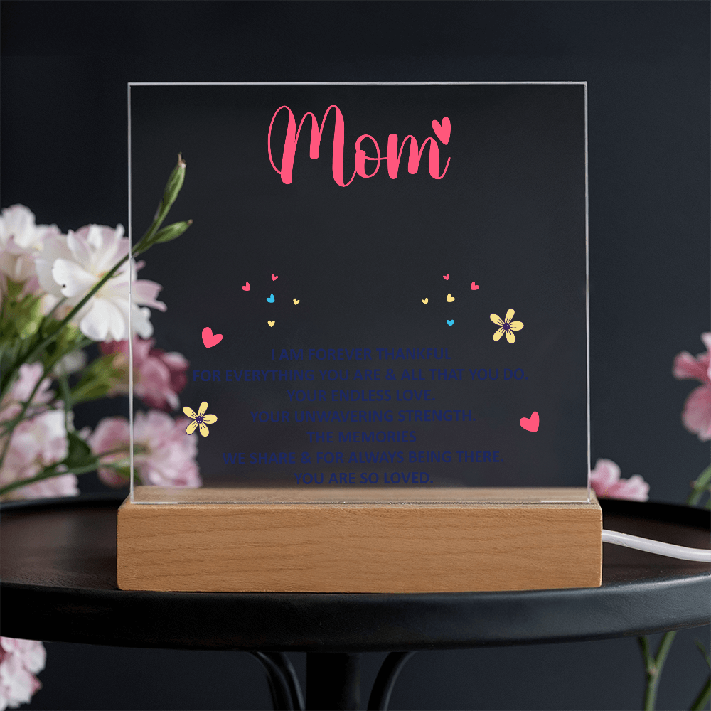 Mum's Keepsake Acrylic Plaque Bundle - A Timeless Expression of Love - GLiMOT