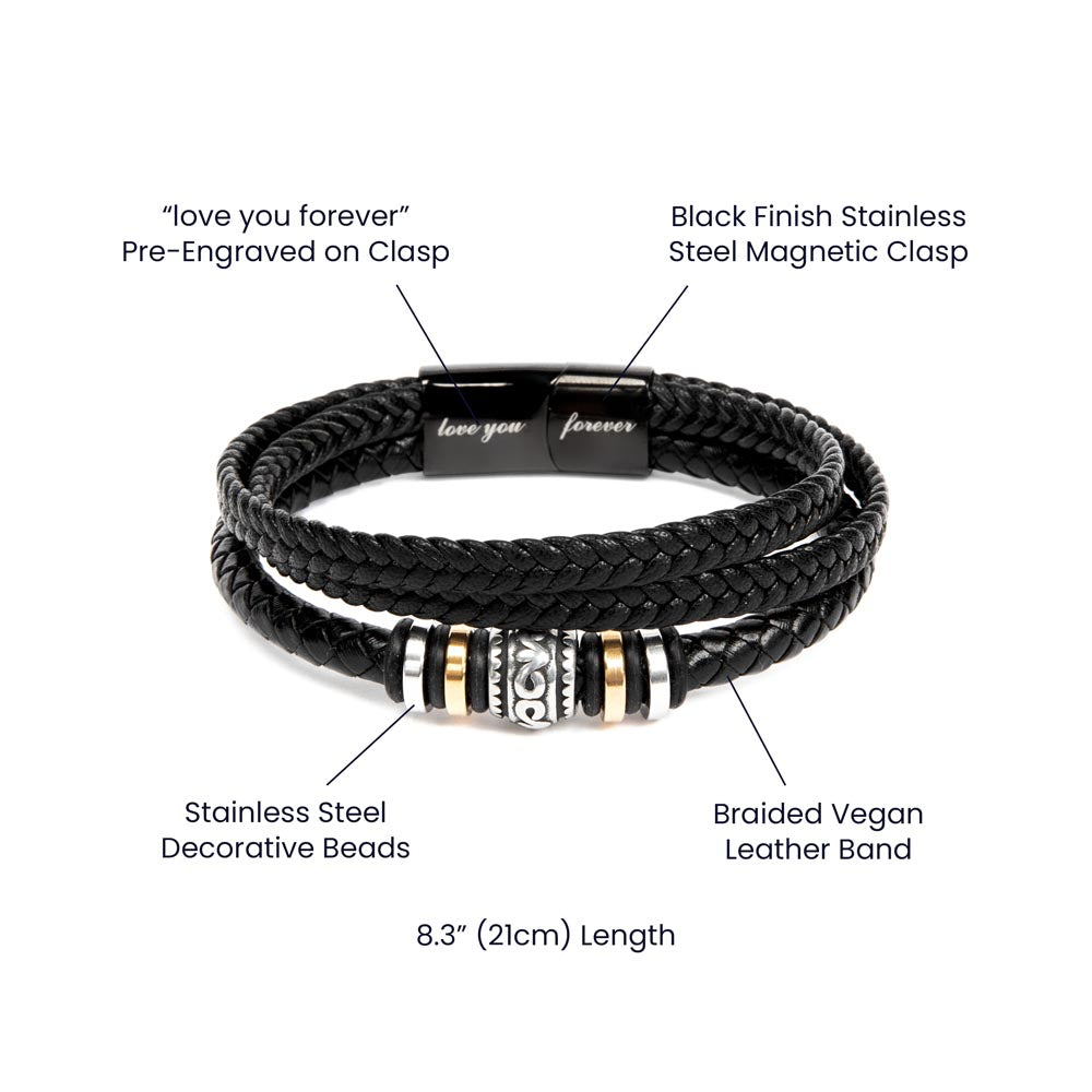 To My dear Son - "Your Smile illuminates my darkest days" Bracelet - GLiMOT