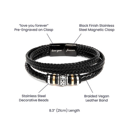 To My dear Son - "Your Smile illuminates my darkest days" Bracelet - GLiMOT