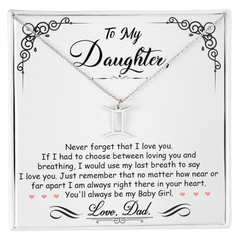 To My Daughter, I'm Always Right Here In Your Heart