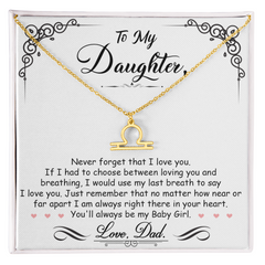 To My Daughter, I'm Always Right Here In Your Heart