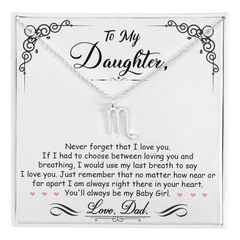 To My Daughter, I'm Always Right Here In Your Heart