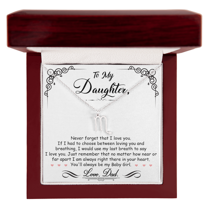 To My Daughter, I'm Always Right Here In Your Heart