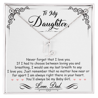 To My Daughter, I'm Always Right Here In Your Heart