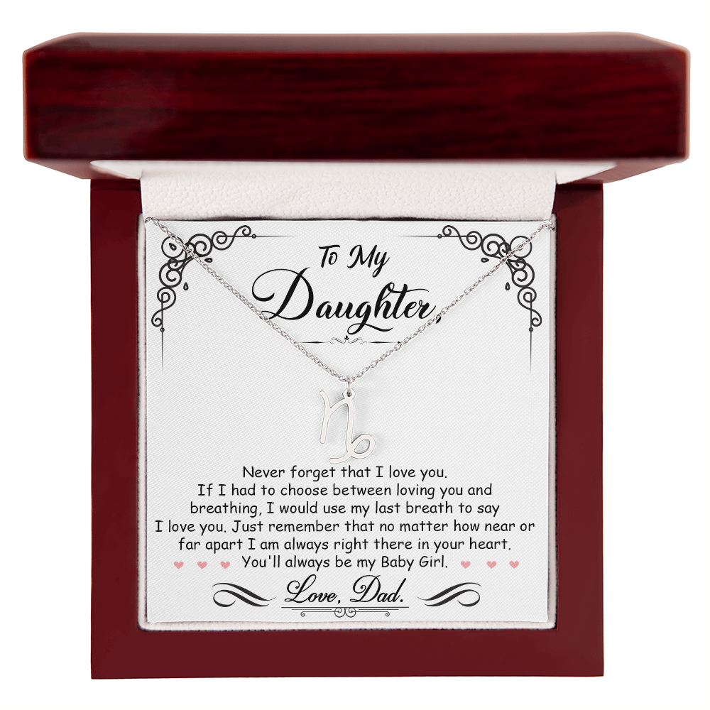 To My Daughter, I'm Always Right Here In Your Heart