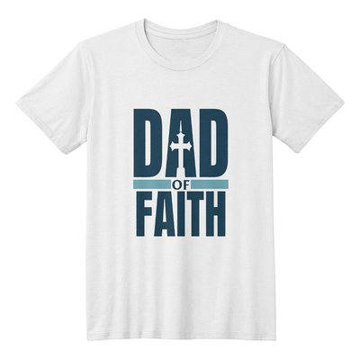 Dad of Faith Bella + Canvas 3001 Unisex T-Shirt