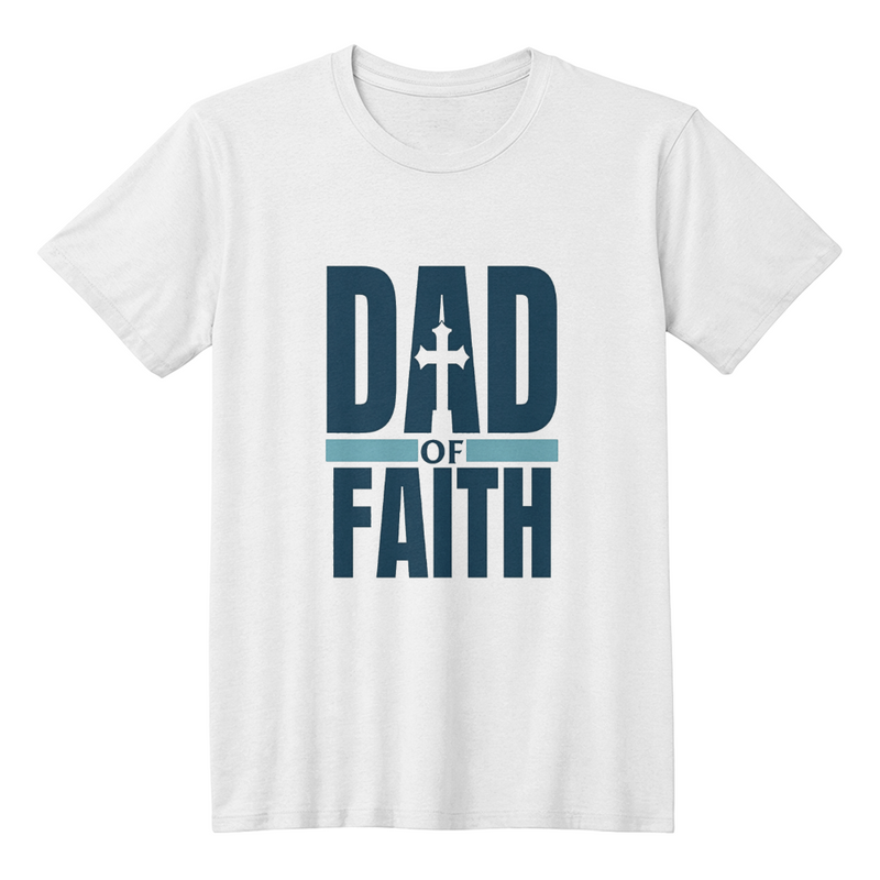 Dad of Faith Bella + Canvas 3001 Unisex T-Shirt