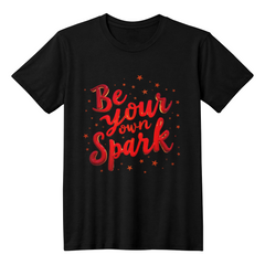 Be Your Own Spark" T-Shirt - Bella + Canvas 3001 Unisex Motivational Tee