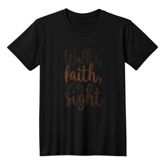 Walk By Faith Not By Sight" T-Shirt - Bella + Canvas 3001 Unisex Faith Tee