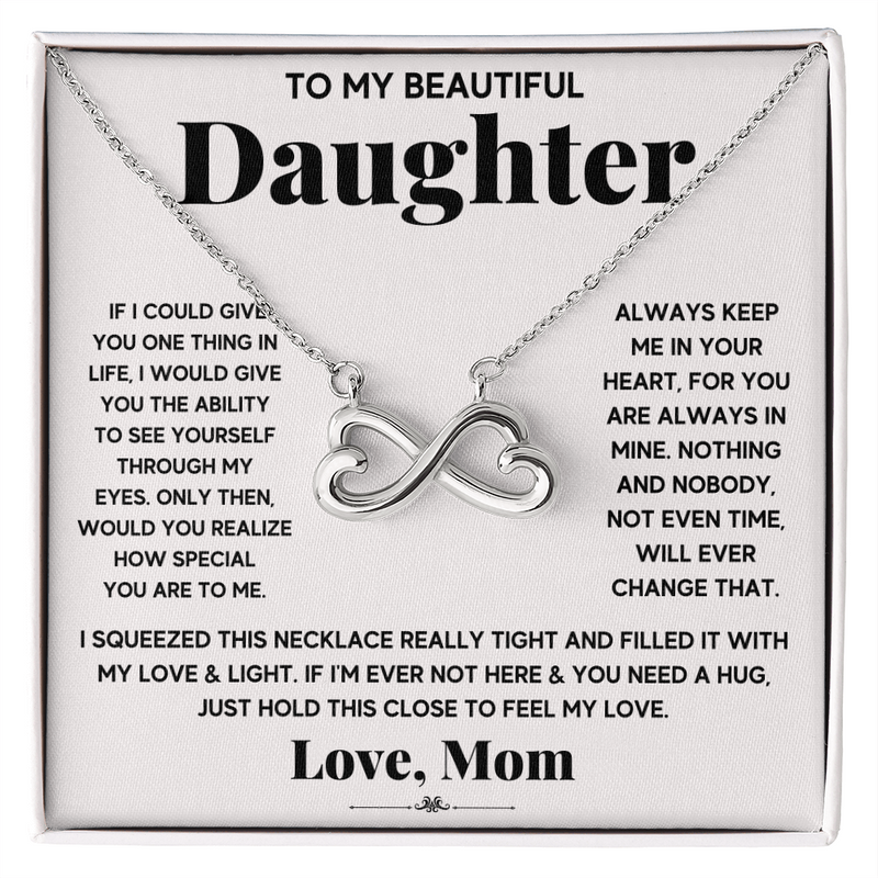To My Beautiful Daughter, Just Hold This To Feel My Love