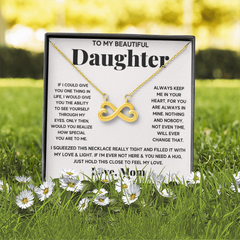 To My Beautiful Daughter, Just Hold This To Feel My Love