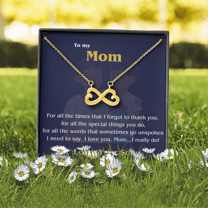 Endless Love Necklace - To Mom, Love, your Son 💙✨ - GLiMOT