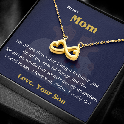 Endless Love Necklace - To Mom, Love, your Son 💙✨ - GLiMOT