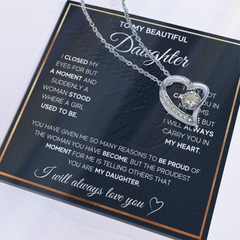 To My Daughter, I Will Always Carry You In My Heart