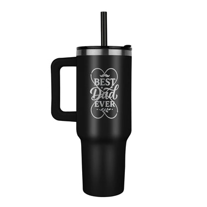 Best Dad Ever Tumbler – 40oz Stainless Steel Tumbler, Gift for Dad