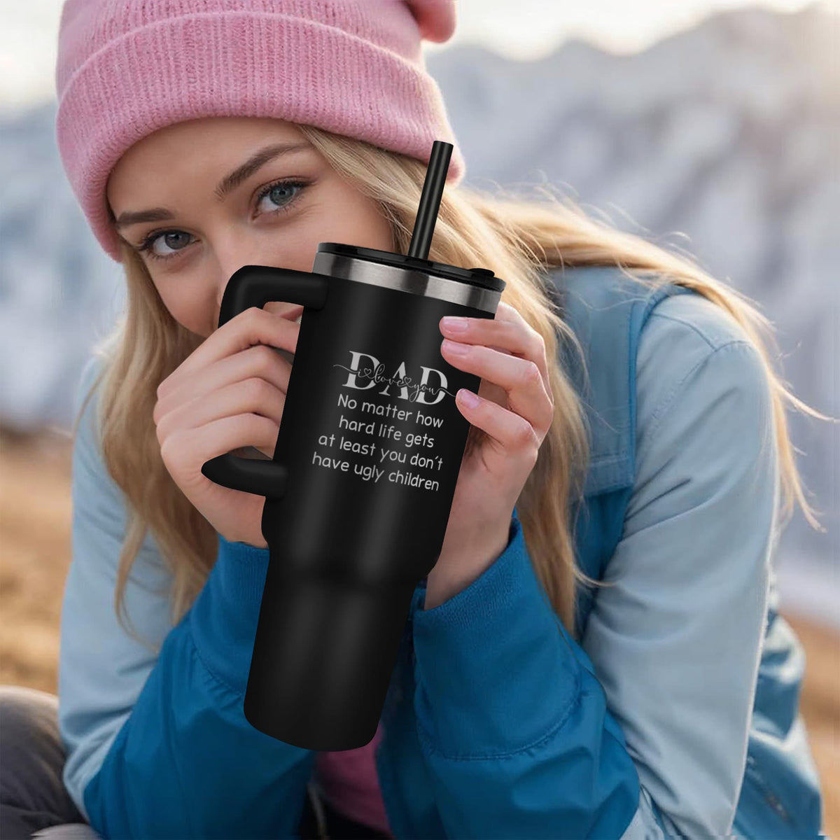 Coffee Is My Love Language 40oz Tumbler – Premium Insulated Stainless Steel Travel Tumbler - GLiMOT