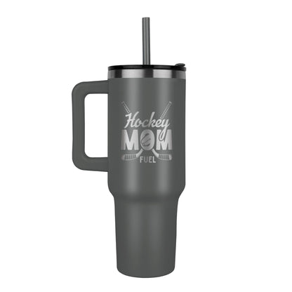 Hockey Mom Fuel 40oz Tumbler – Insulated Stainless Steel Drinkware - GLiMOT