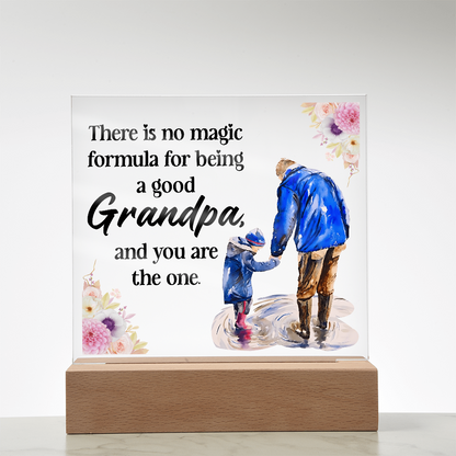 Acrylic Square Design_Grandpa - GLiMOT