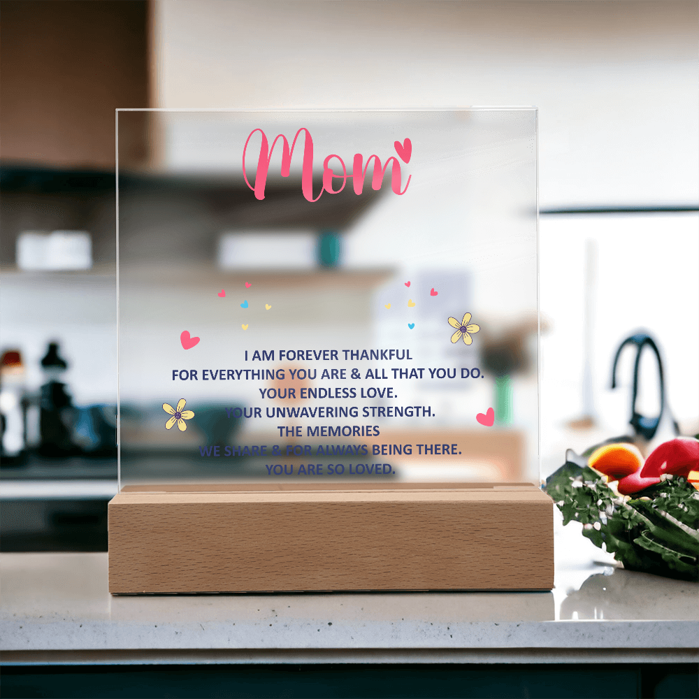 Mum's Keepsake Acrylic Plaque Bundle - A Timeless Expression of Love - GLiMOT