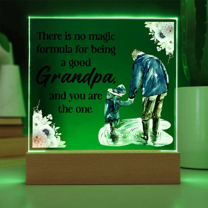 Acrylic Square Design_Grandpa - GLiMOT