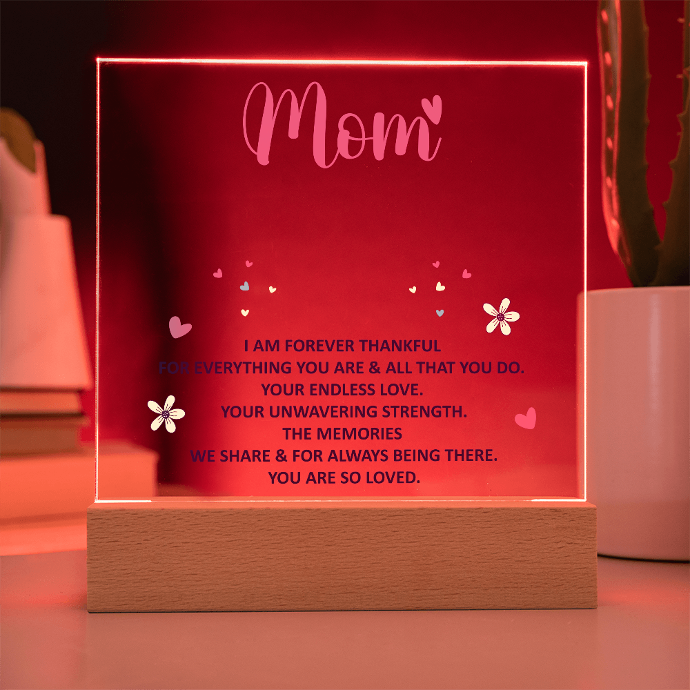 Mum's Keepsake Acrylic Plaque Bundle - A Timeless Expression of Love - GLiMOT