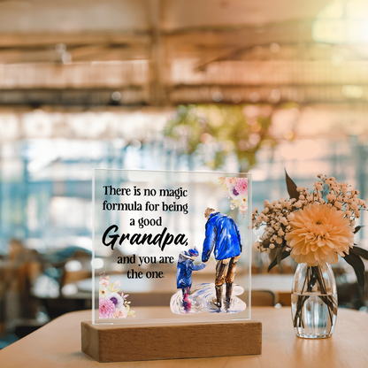 Acrylic Square Design_Grandpa - GLiMOT