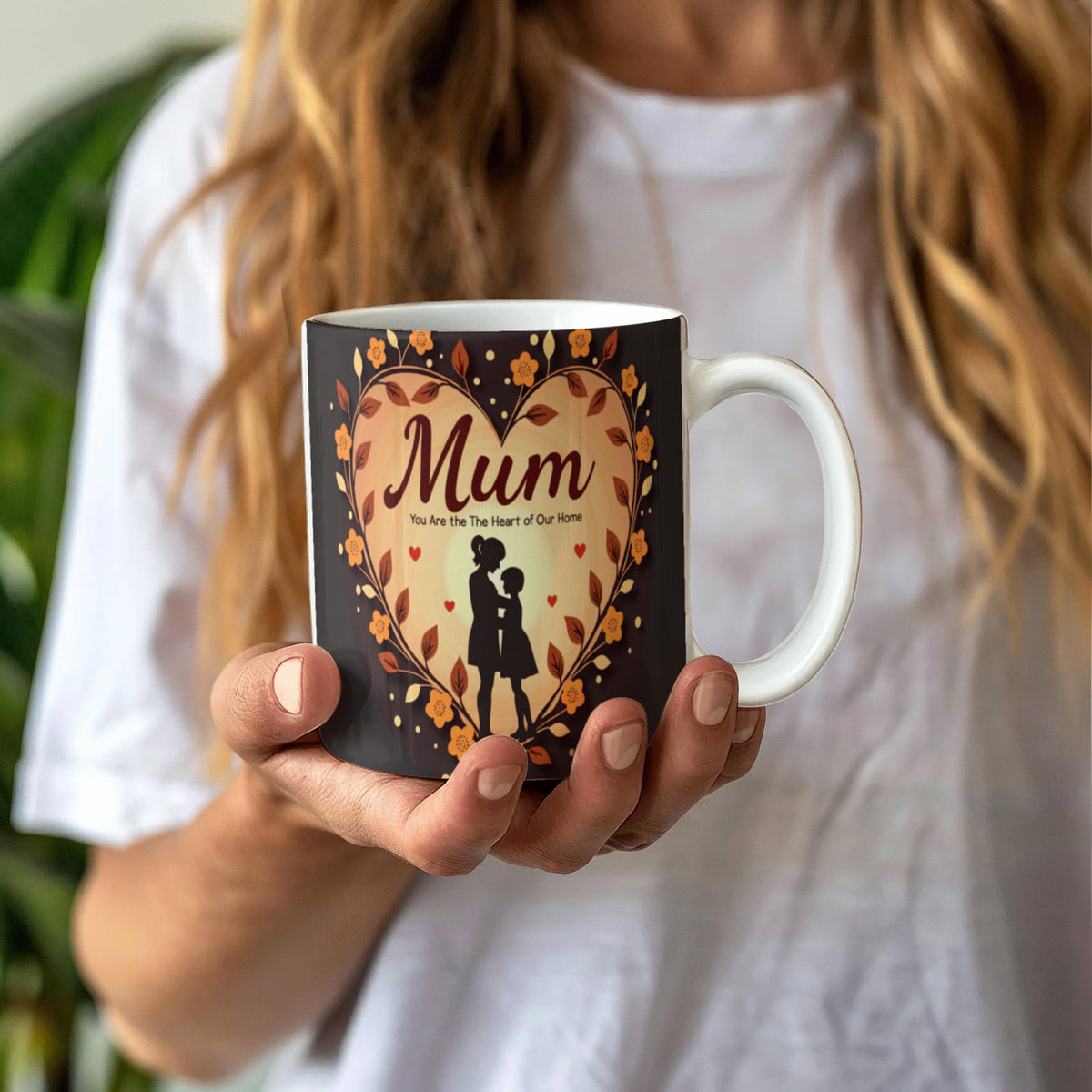 Mum, You Are the Heart of Our Home – Ceramic Mug - GLiMOT