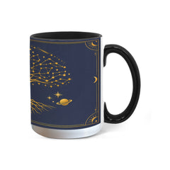 Zodiac Tree of Life Mug – Celestial Constellation Ceramic Mug, Astrology Coffee Gift for Spiritual Souls