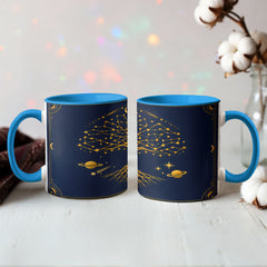 Zodiac Tree of Life Mug – Celestial Constellation Ceramic Mug, Astrology Coffee Gift for Spiritual Souls