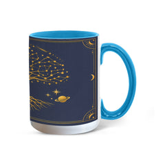 Zodiac Tree of Life Mug – Celestial Constellation Ceramic Mug, Astrology Coffee Gift for Spiritual Souls