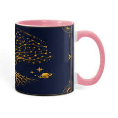 Zodiac Tree of Life Mug – Celestial Constellation Ceramic Mug, Astrology Coffee Gift for Spiritual Souls