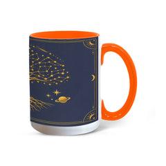 Zodiac Tree of Life Mug – Celestial Constellation Ceramic Mug, Astrology Coffee Gift for Spiritual Souls