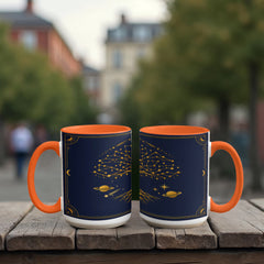 Zodiac Tree of Life Mug – Celestial Constellation Ceramic Mug, Astrology Coffee Gift for Spiritual Souls
