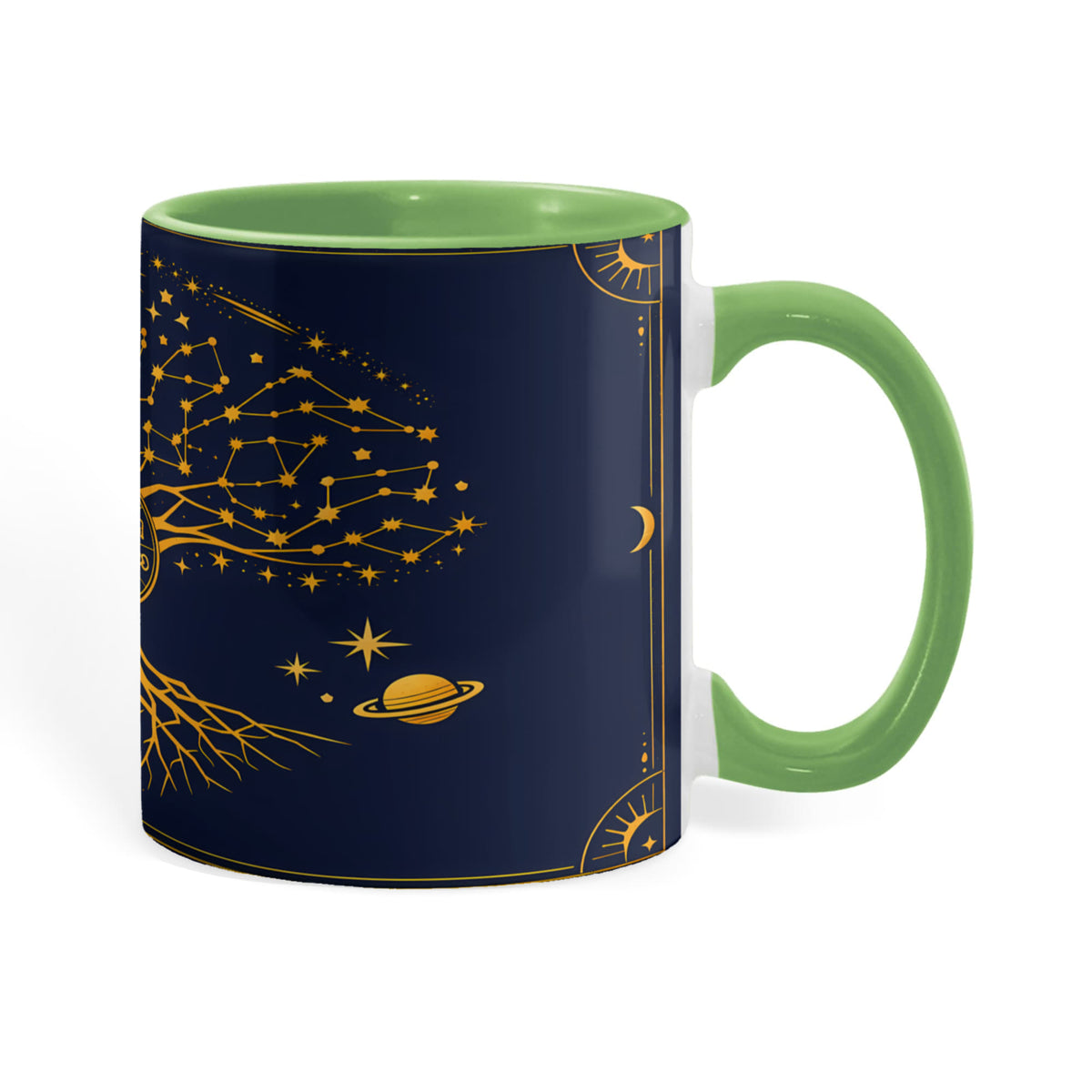 Zodiac Tree of Life Mug – Celestial Constellation Ceramic Mug, Astrology Coffee Gift for Spiritual Souls