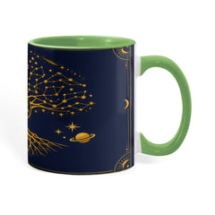 Zodiac Tree of Life Mug – Celestial Constellation Ceramic Mug, Astrology Coffee Gift for Spiritual Souls