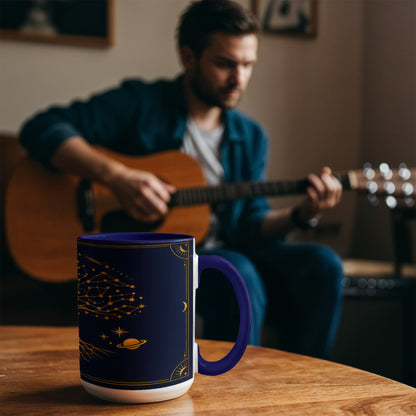 Zodiac Tree of Life Mug – Celestial Constellation Ceramic Mug, Astrology Coffee Gift for Spiritual Souls