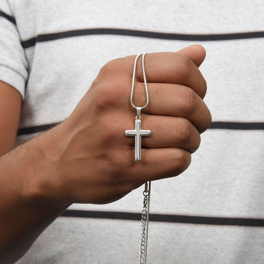 To MySoulmate Cross Necklace – Romantic Engraved Gift for Her with Cuban Chain Soulmate Custom Cross Necklace – Romantic Valentine's Gift | Faith and Love Anniversary Jewelry - GLiMOT
