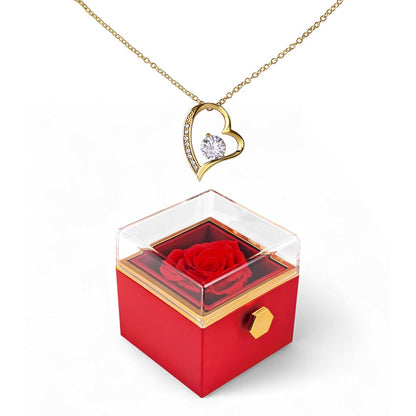 Forever Love - Rotating Rose Gift Box