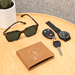full grain leather wallet for men